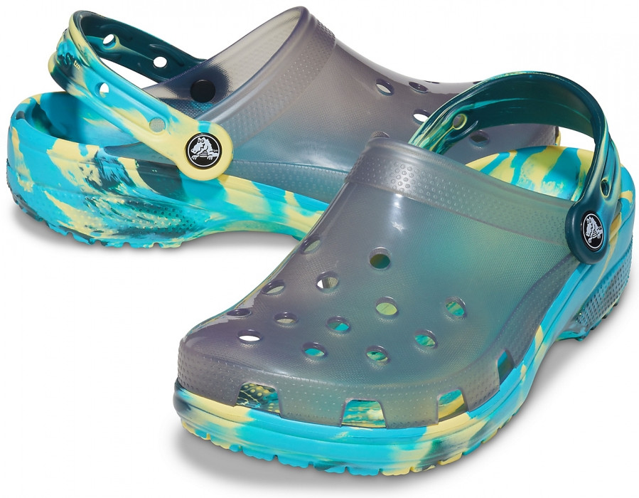 

Сабо Crocs Classic Translucent Marbled Clog 43 Черные/мультиколор 207407