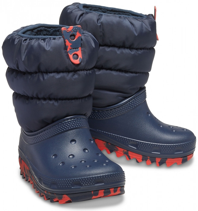 

Зимние дутики Crocs Kids' Classic Neo Puff Boot 25 Темно-синий 207275