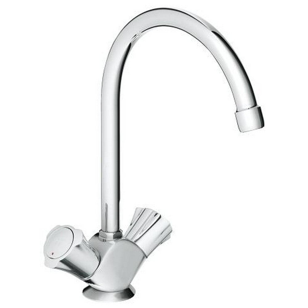 

Cмеситель на кухню двухзахватный GROHE Costa L хром латунь 31831001