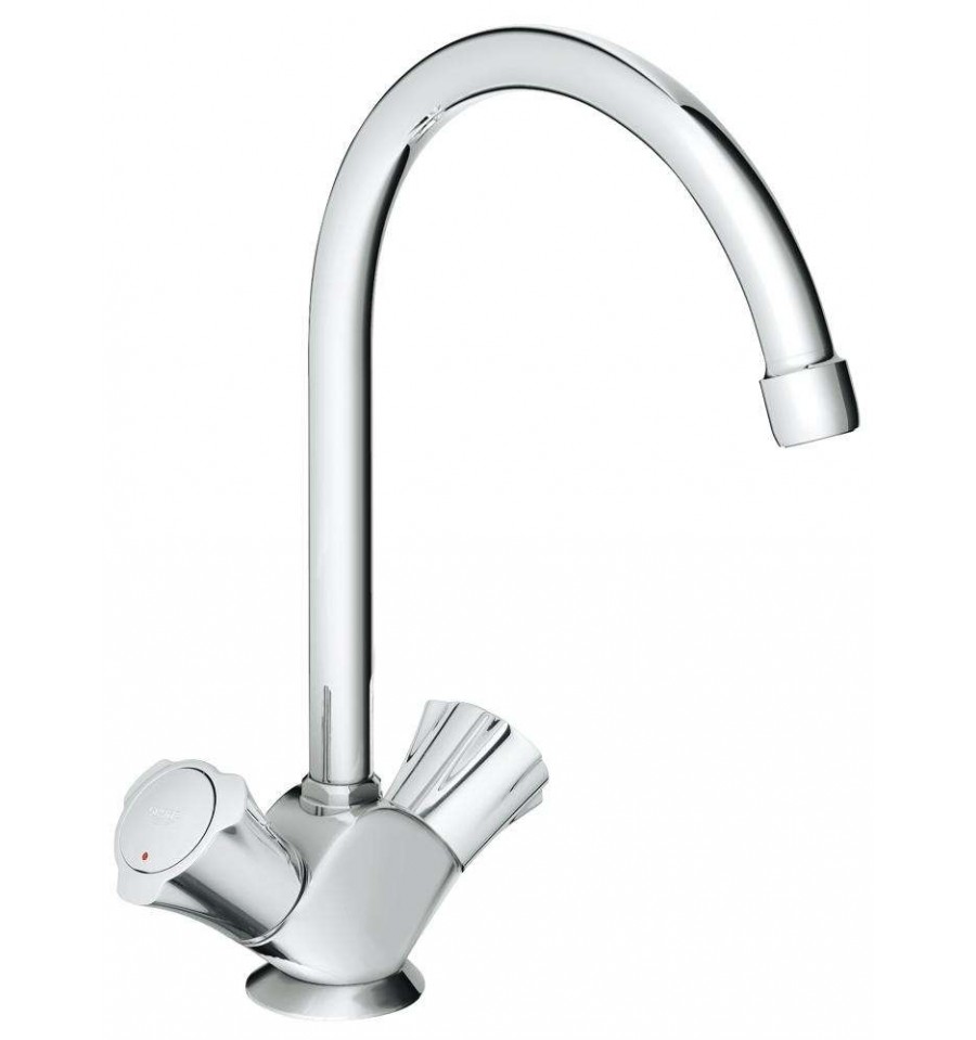 

Кран кухонный двуручный GROHE Costa L хром латунь 31829001