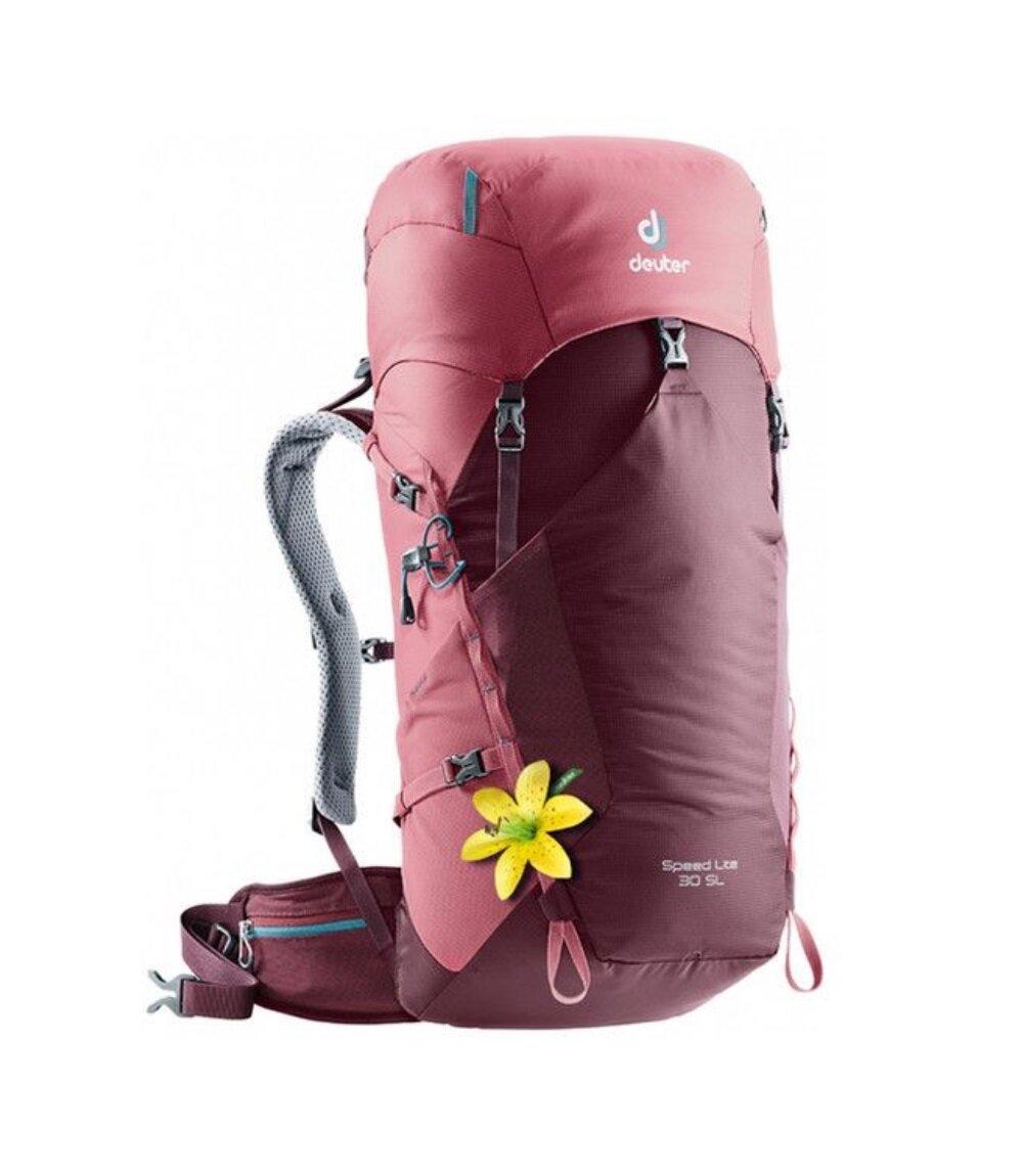 

Рюкзак Deuter Speed Lite 30 SL One size Maron/cardinal (3410718 5529)