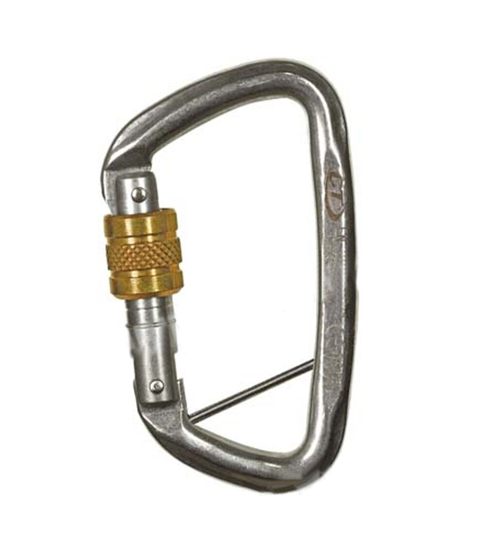 

Карабин Climbing Technology D-Shape SG (screw gate) silver (4C5280C V1A)