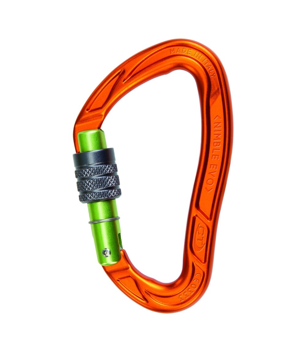 

Карабин Climbing Technology Nimble Evo SG orange/green (2C39400 WBM)
