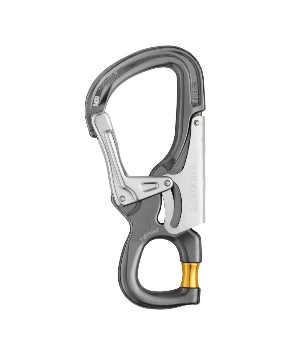 

Карабин Petzl Eashook Open yellow/grey (M043AA00)