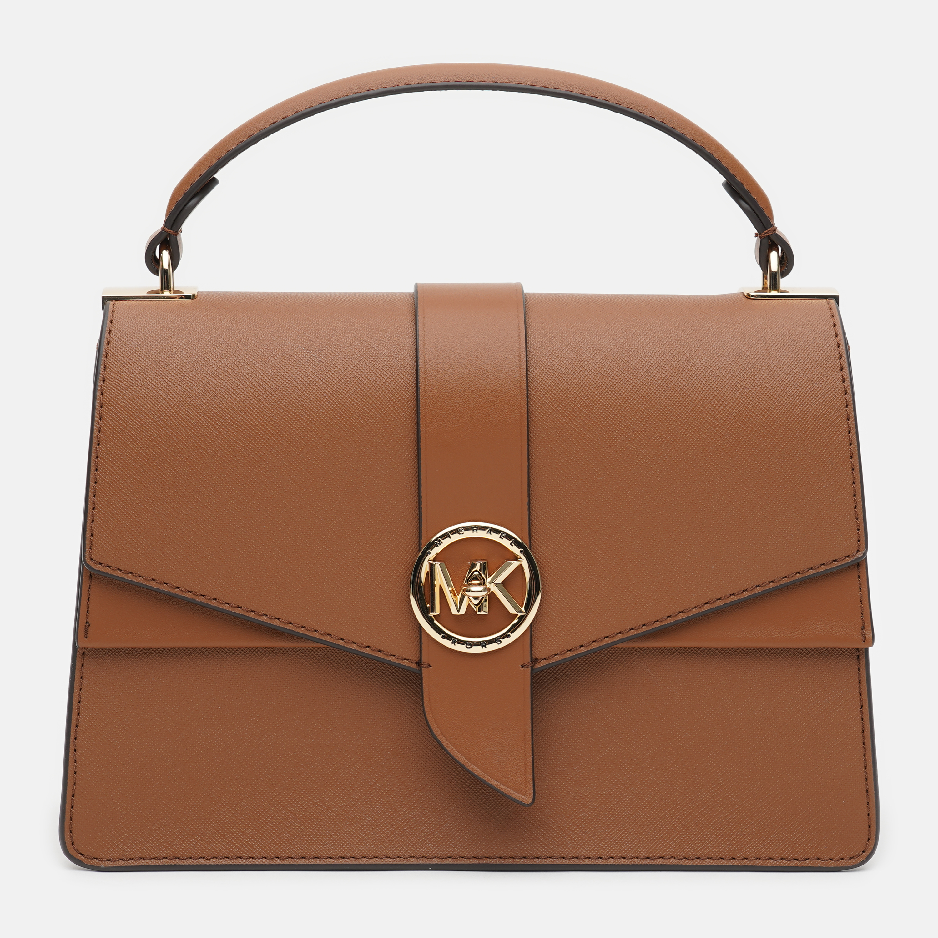 

Женская сумка кожаная Michael Kors Greenwich 30H1GGRS2L-230 Luggage