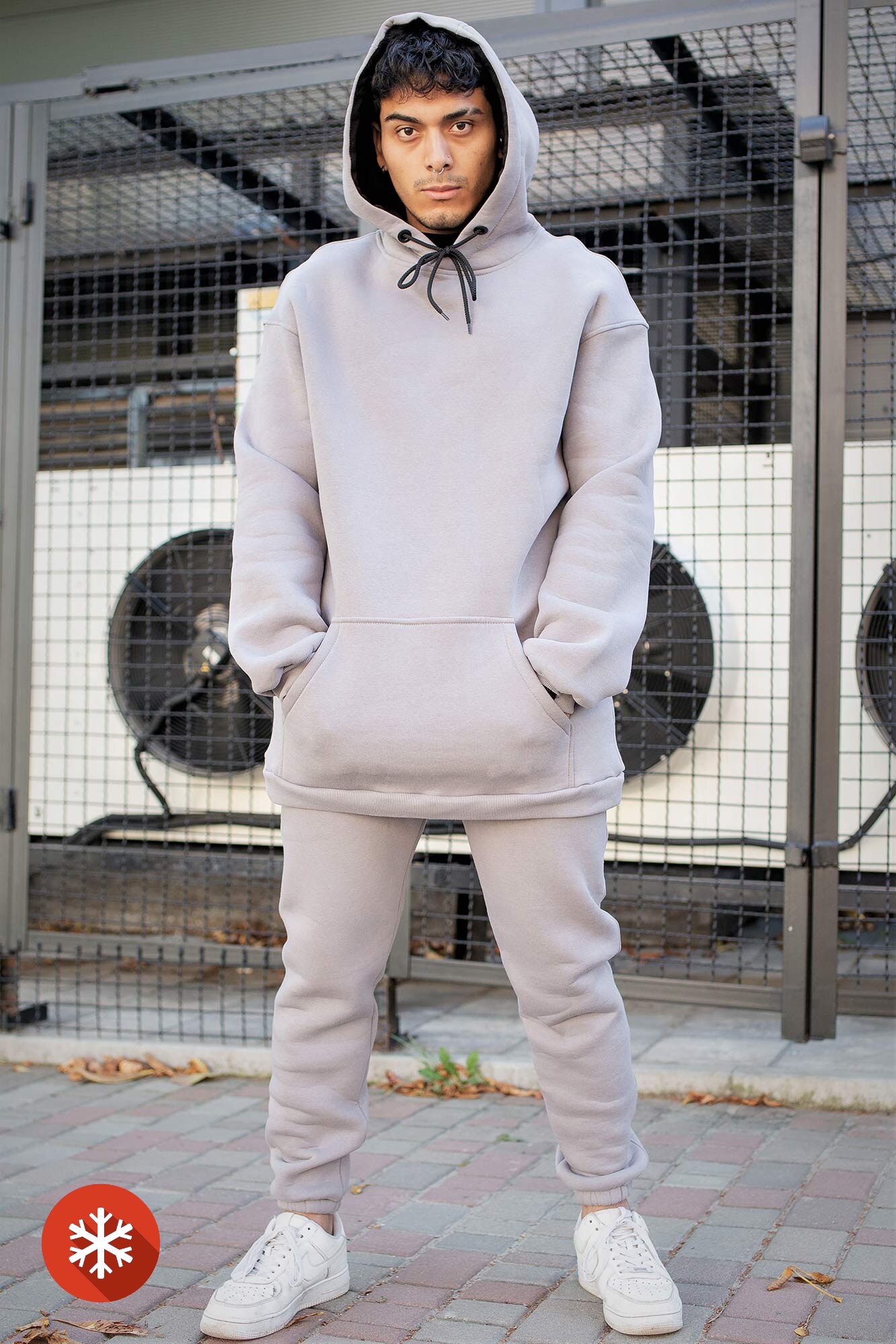 

Спортивный Without костюм Basic FLEECE  Серый, Спортивный Without костюм Basic FLEECE M Серый