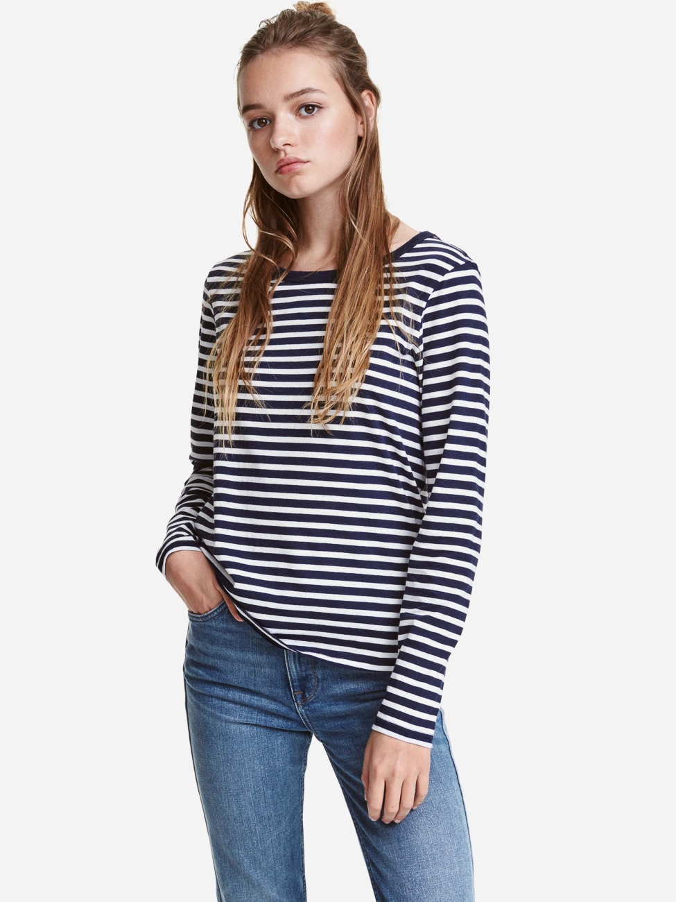 

Лонгслив H&M 12-0428326-002  Синий (СА2000001902332, Лонгслив H&M 12-0428326-002 S Синий (СА2000001902332)