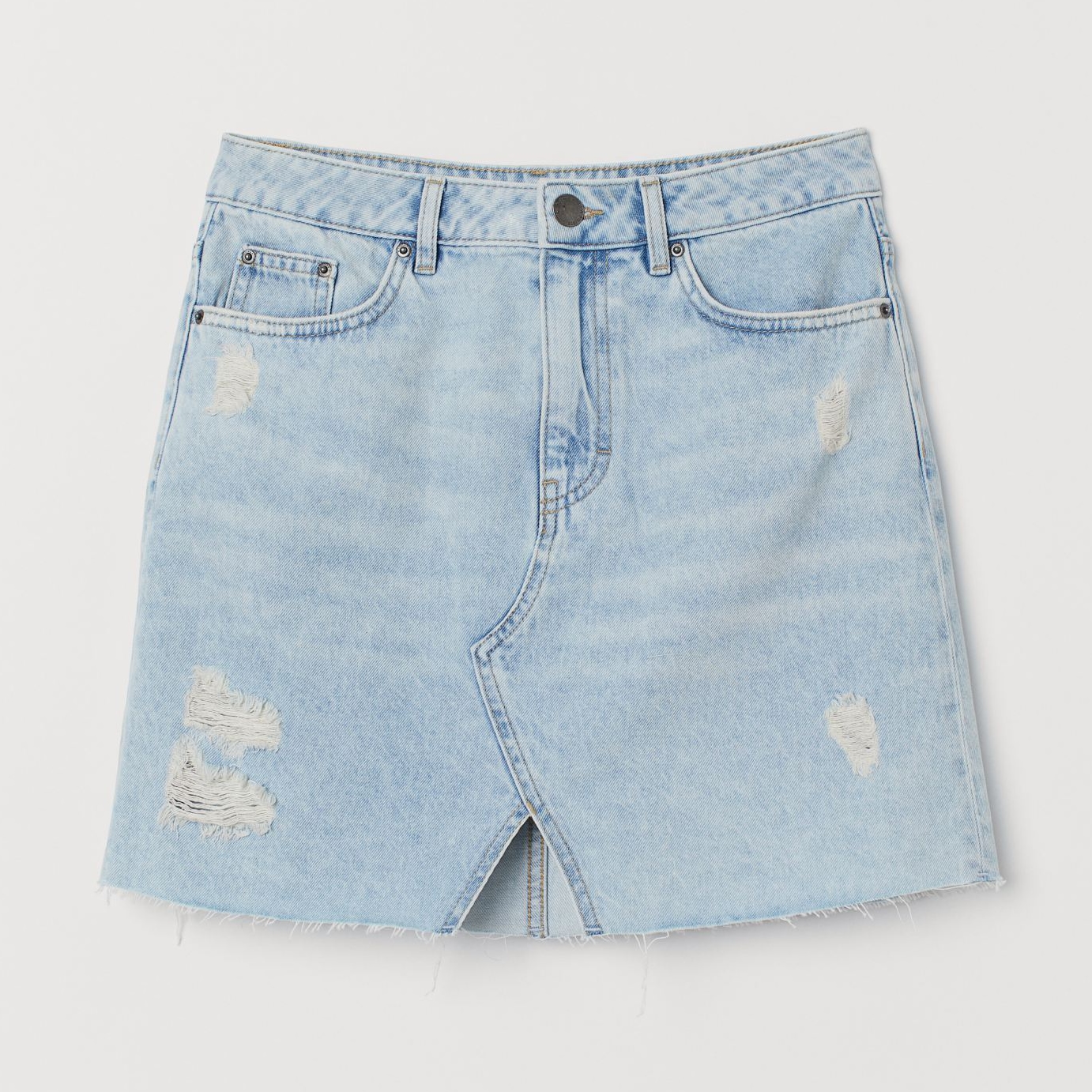 

Юбка джинсовая H&M 12-0691855-003  Голубая (СА2000001903803, Юбка джинсовая H&M 12-0691855-003 34 Голубая (СА2000001903803)