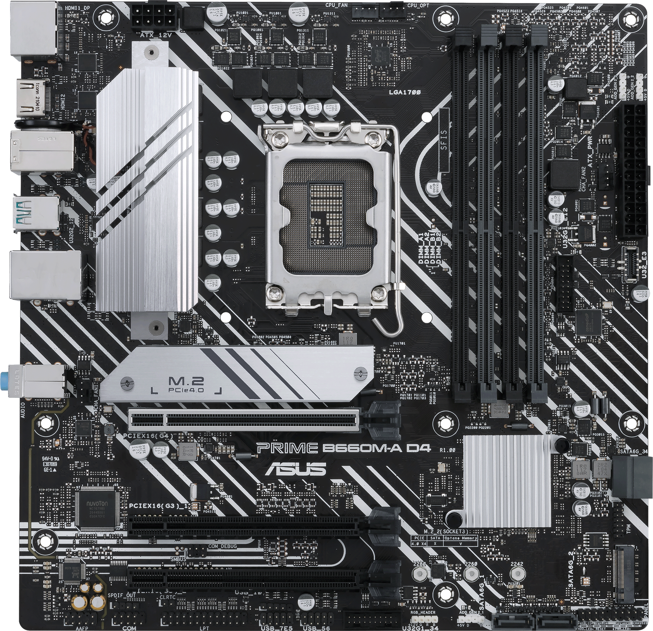 

Материнская плата Asus PRIME B660M-A D4 (s1700, Intel B660, PCI-Ex16)