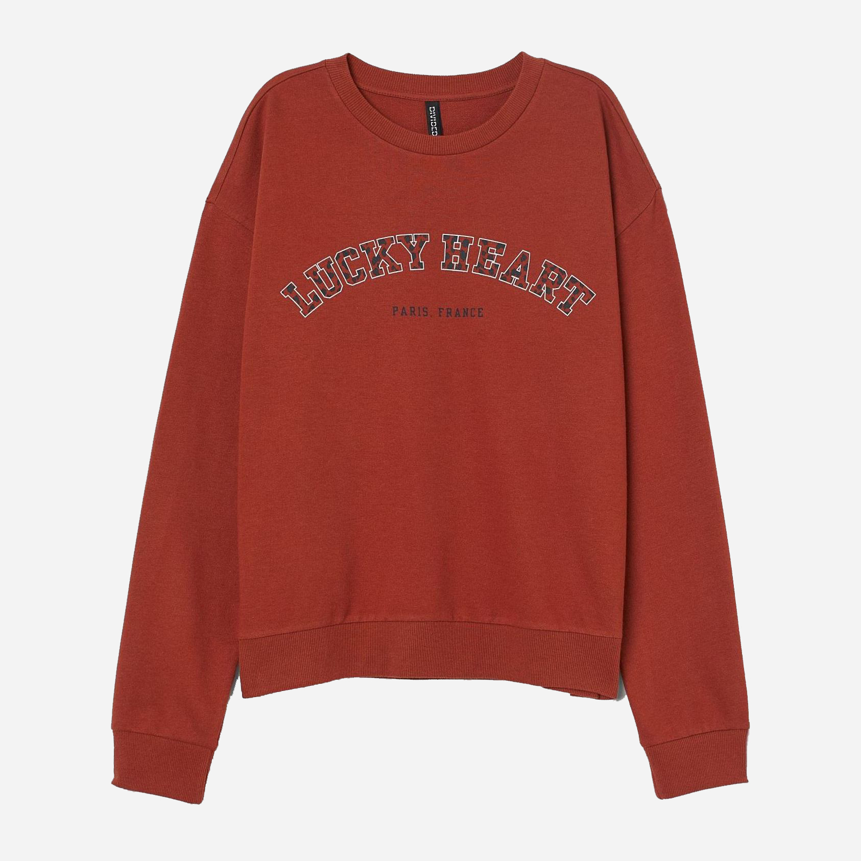 

Свитшот H&M 2412-754267  Терракотовый, Свитшот H&M 2412-754267 XS Терракотовый