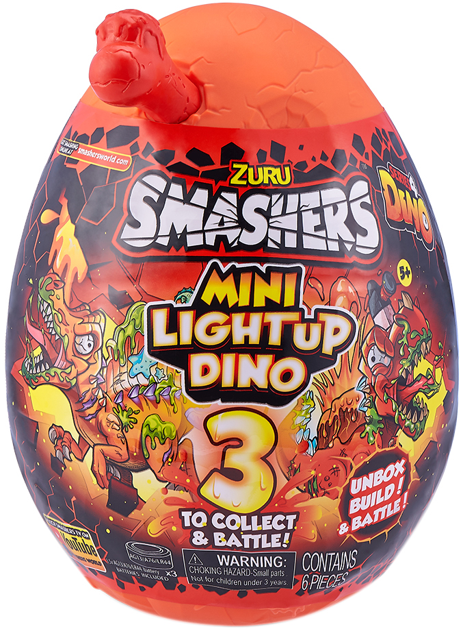 

Игрушка в наборе Zuru Smashers Light-Up Dino Mini с аксессуарами - А серия 4 (7473A) (193052030030)