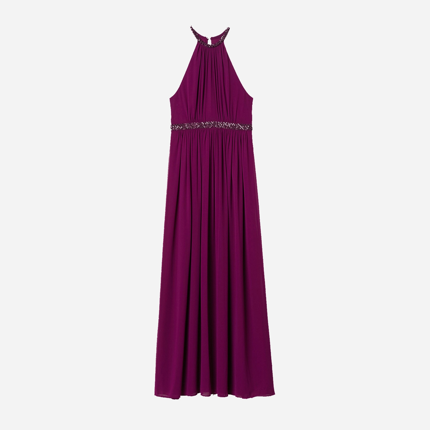 Акція на Сукня довга літня жіноча H&M 0627412 34 Фіолетова від Rozetka