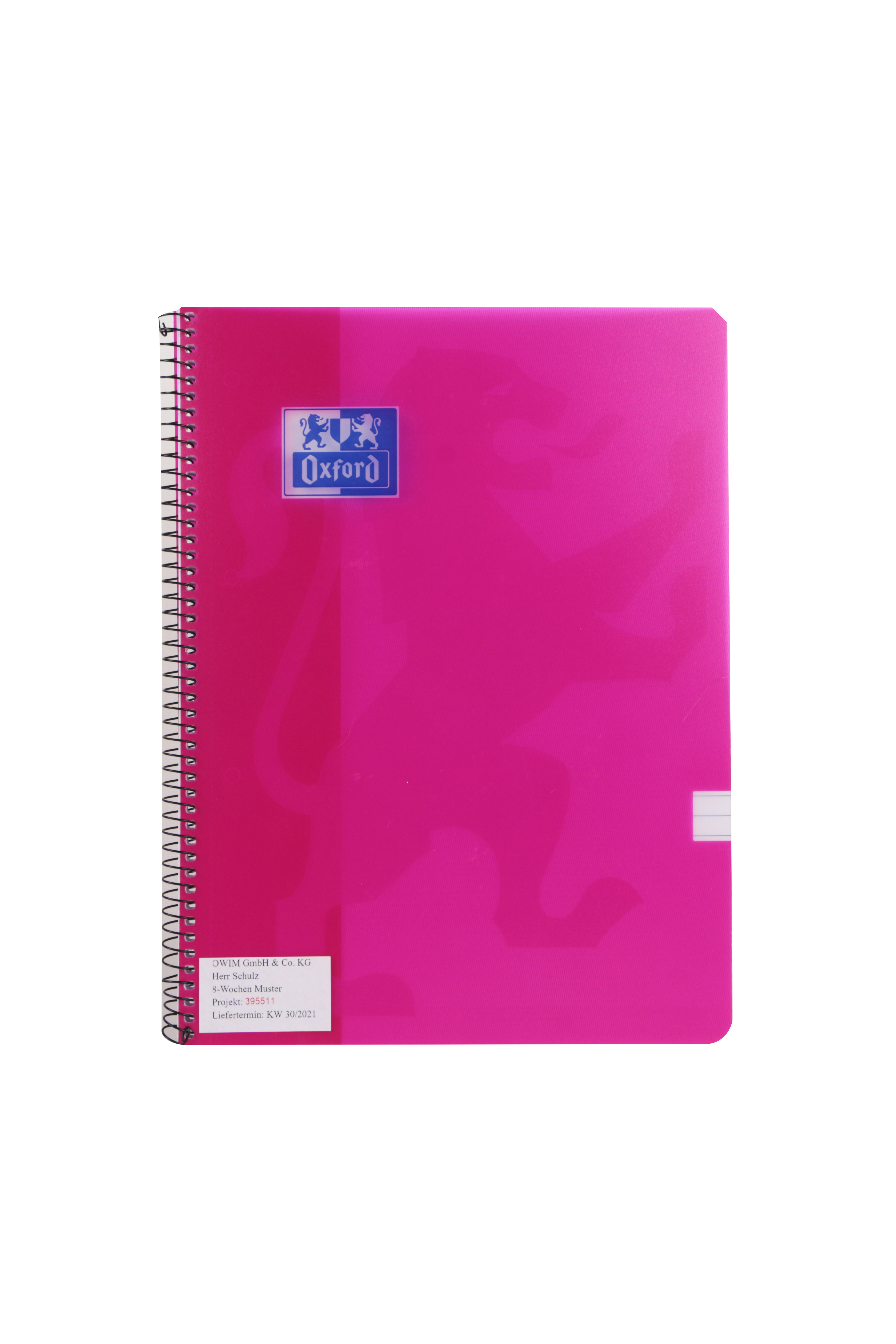 

Тетрадь А4 в линейку Oxford Oxford розовый CO-690044
