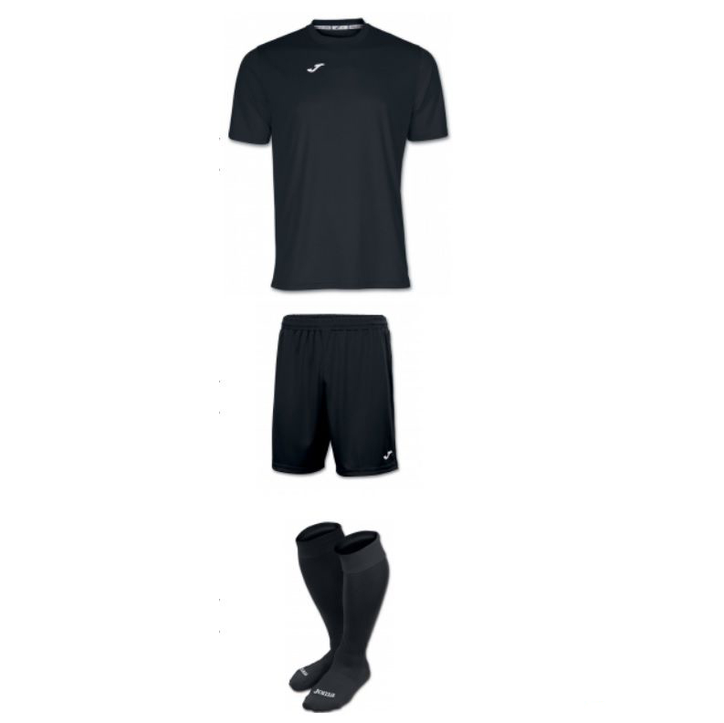 

Комплект футбольной формы черный Joma COMBI №1 XS