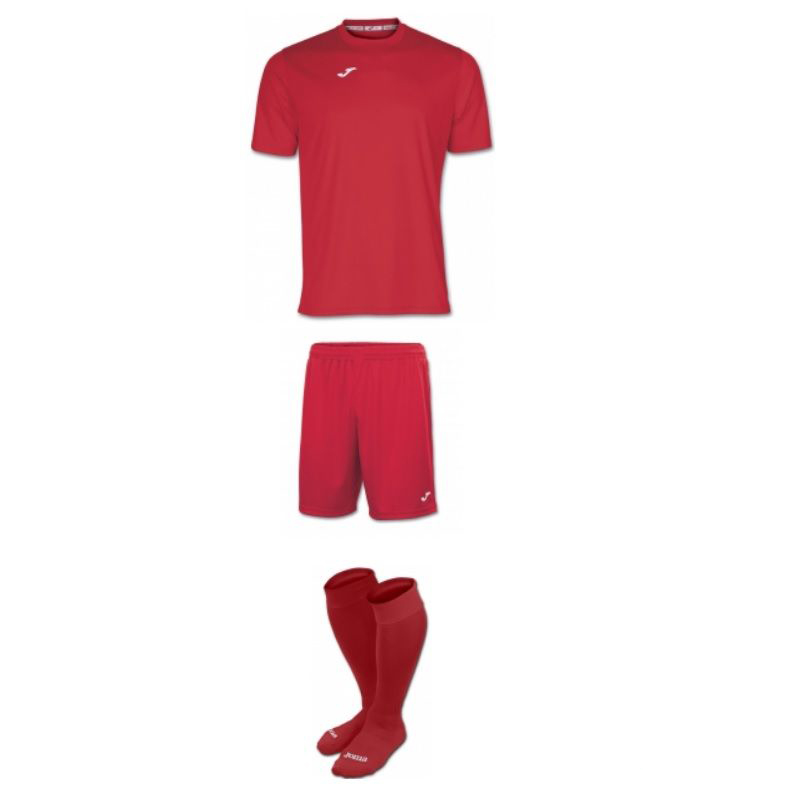 

Комплект футбольной формы красный Joma COMBI №16 2XS