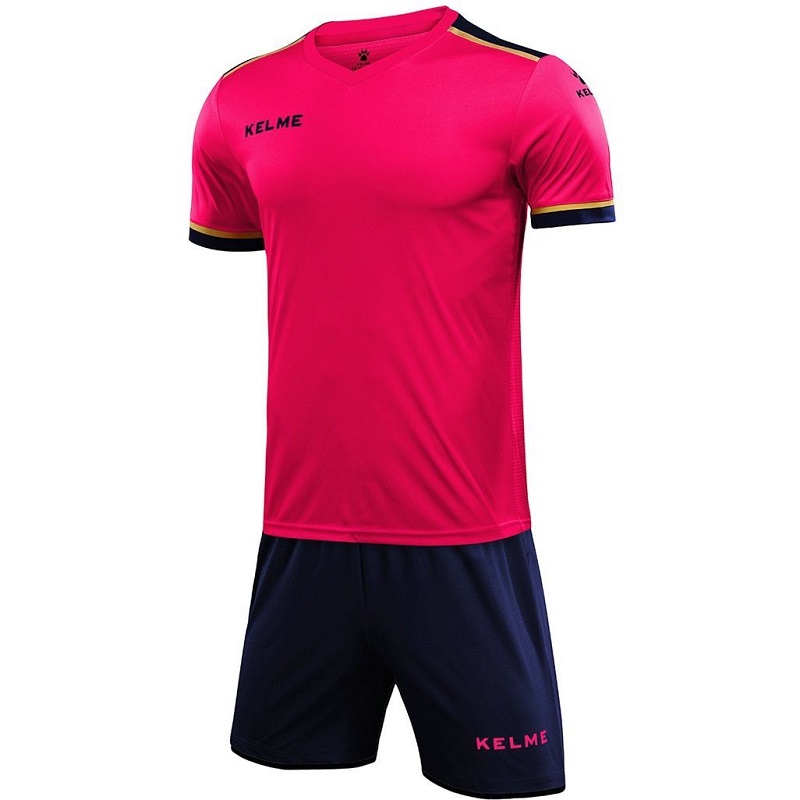 

Футбольная форма детская Kelme SEGOVIA розово-темно-синяя 2XS 3873001.9914