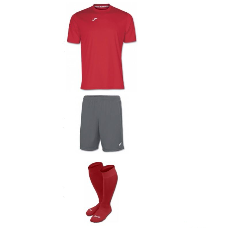 

Комплект футбольной формы красный Joma COMBI №19 2XS