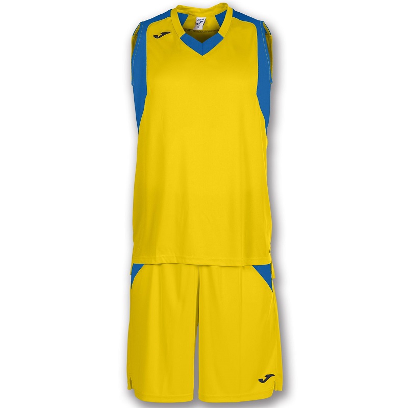 

Баскетбольная форма Joma FINAL SET желто-синяя M 101115.907