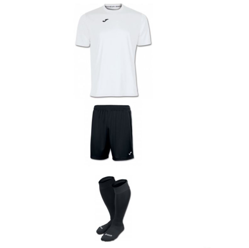

Комплект футбольной формы белый Joma COMBI №3 XS