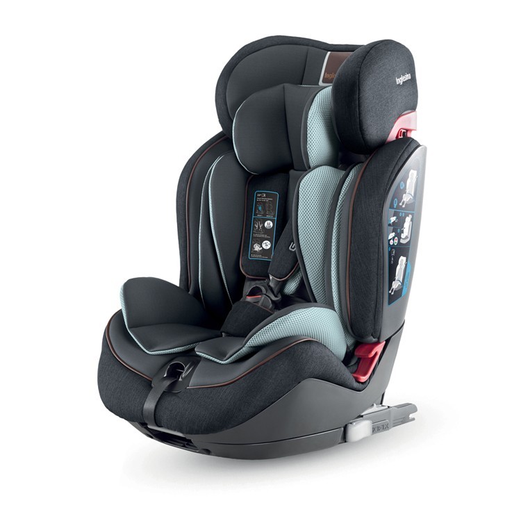 

Детское автокресло Inglesina Gemino I-Fix гр. 1-2-3 9-36 кг Black