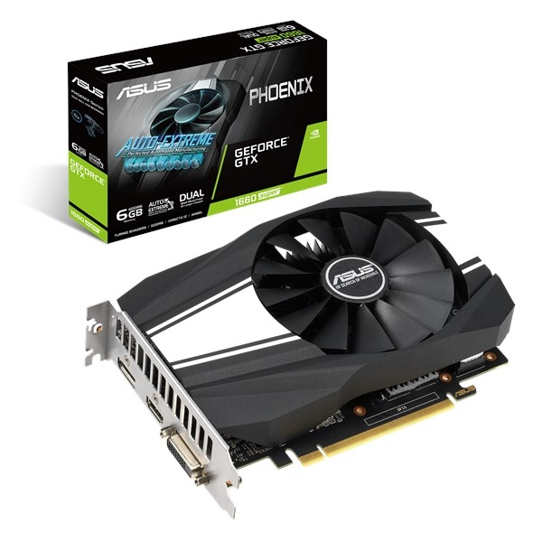 

Видеокарта Asus GeForce GTX 1660 SUPER Phoenix 6GB GDDR6 (90YV0DT1-M0NA00)