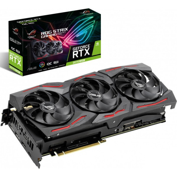 

Видеокарта Asus GeForce RTX 2070 Super Rog Strix Gaming 8GB GDDR6 (90YV0DI2-M0NA00)