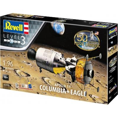 

Сборная модель Revell Модули Колумбия и Орел миссии Аполлон 11 уровень 3, 1:96 (RVL-03700)