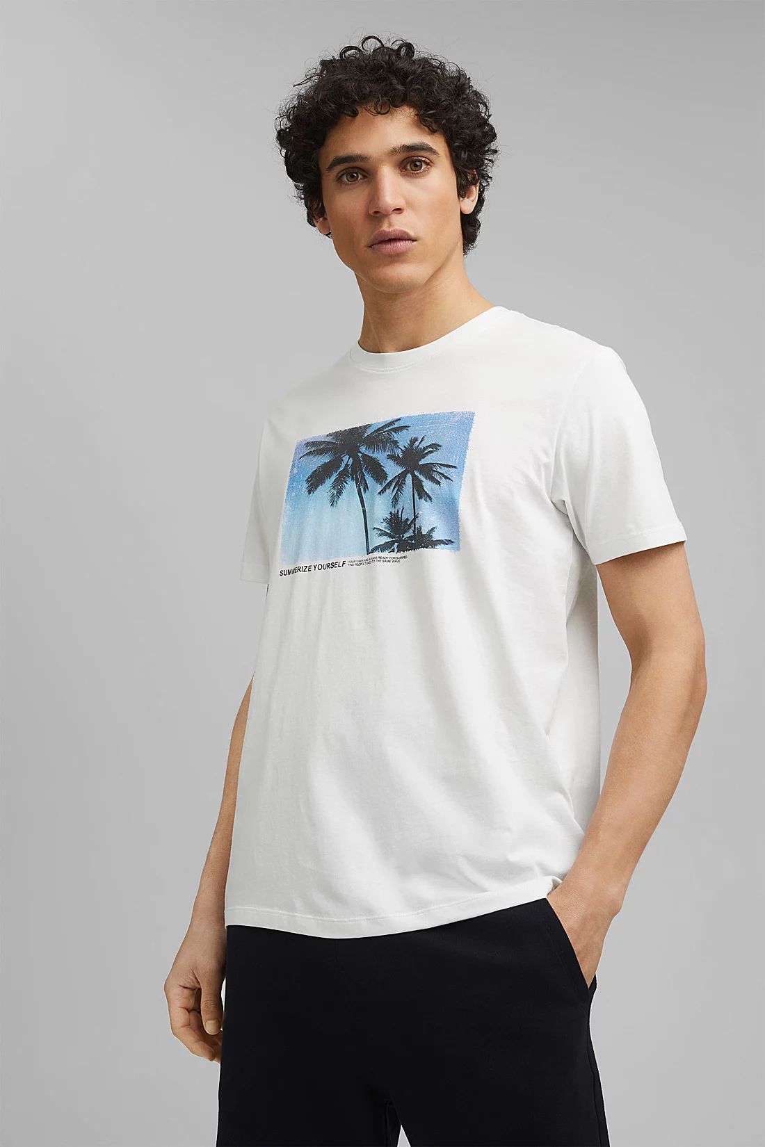 

Футболка Esprit  100% organic белая, Футболка Esprit L 100% organic белая
