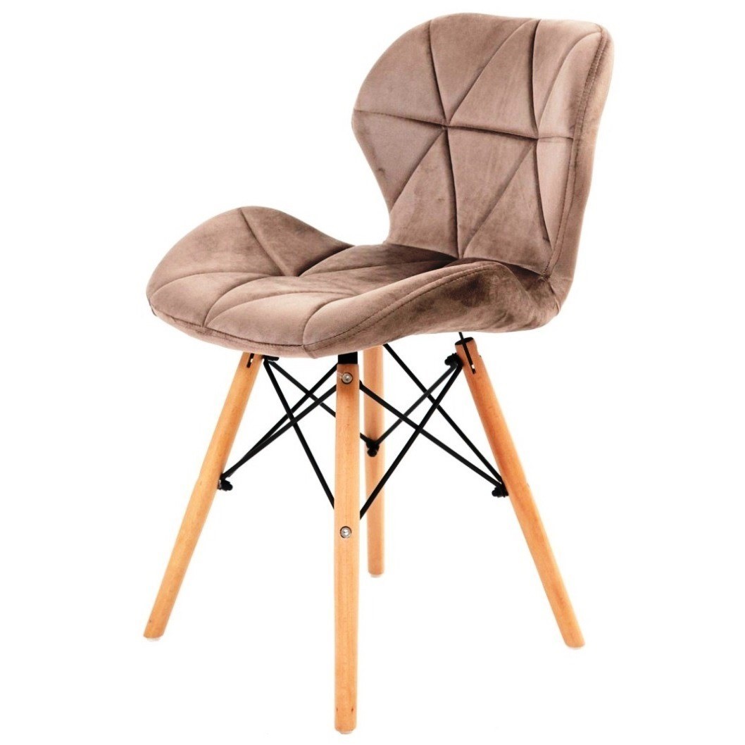 

Стул обеденный LYMEL RON VELVET капучино 450х470х740 мм