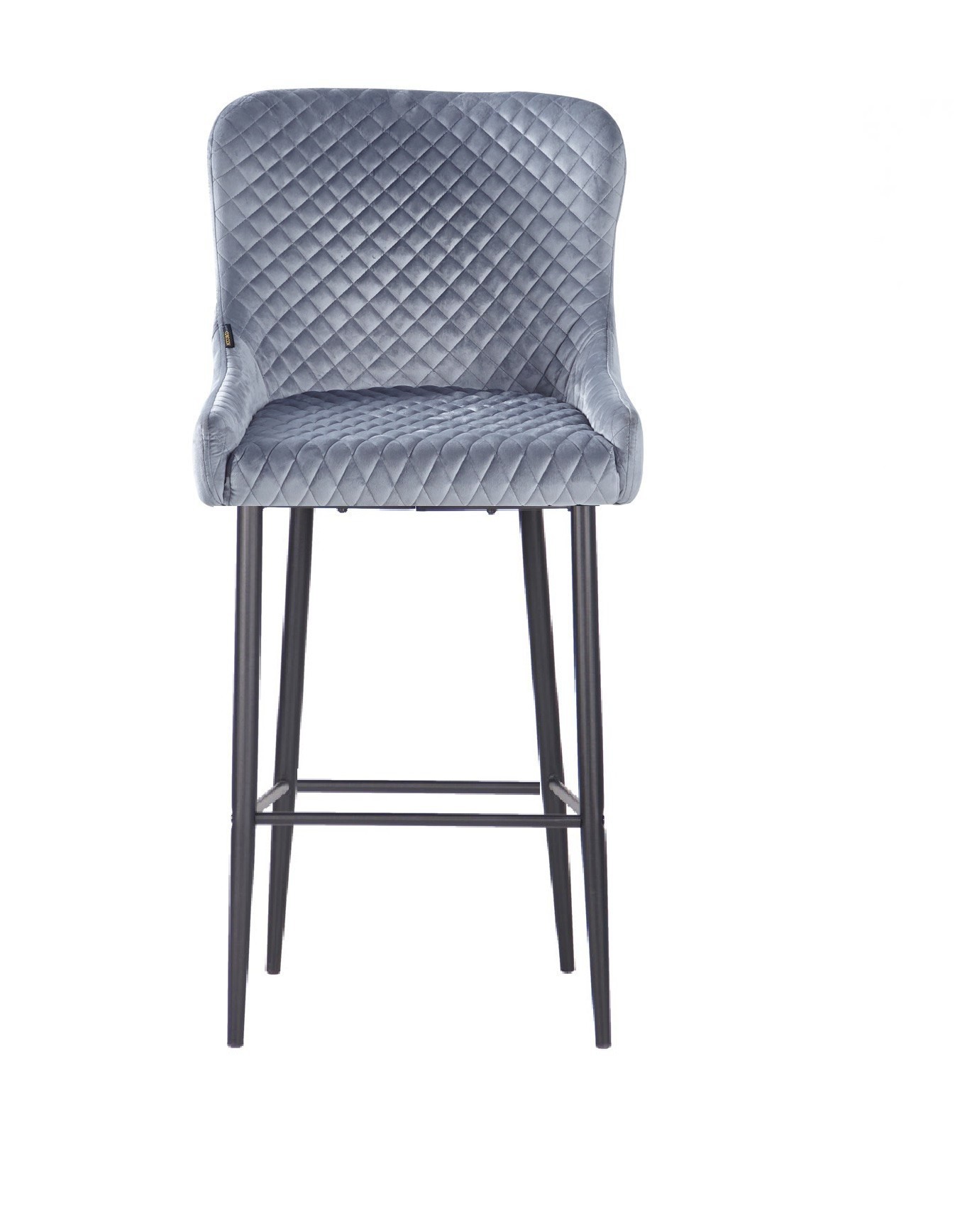 

Стул барный LYMEL LYNS VELVET B серый 470х430х1085 мм