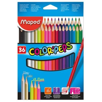 

Набор для творчества Maped карандаши цветные Color Peps Classic 36 цветов (MP.832017)