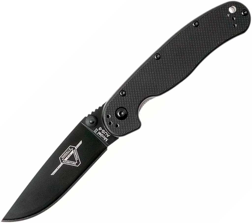 

Нож Ontario RAT-2 BP Folder Black Handle (8861)