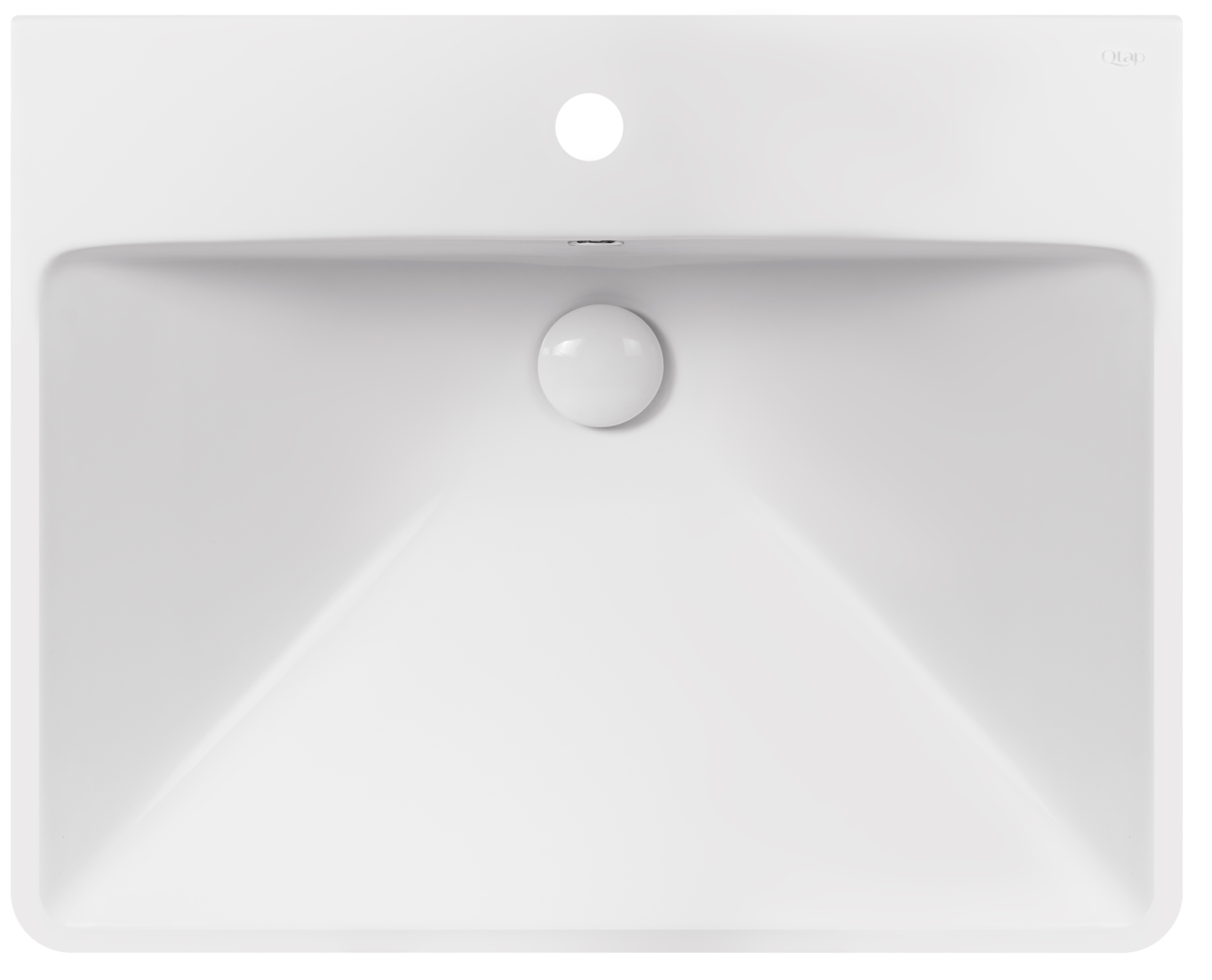 

Раковина QTAP Albatross D 600х500х210 White с донным клапаном QT01115060DW