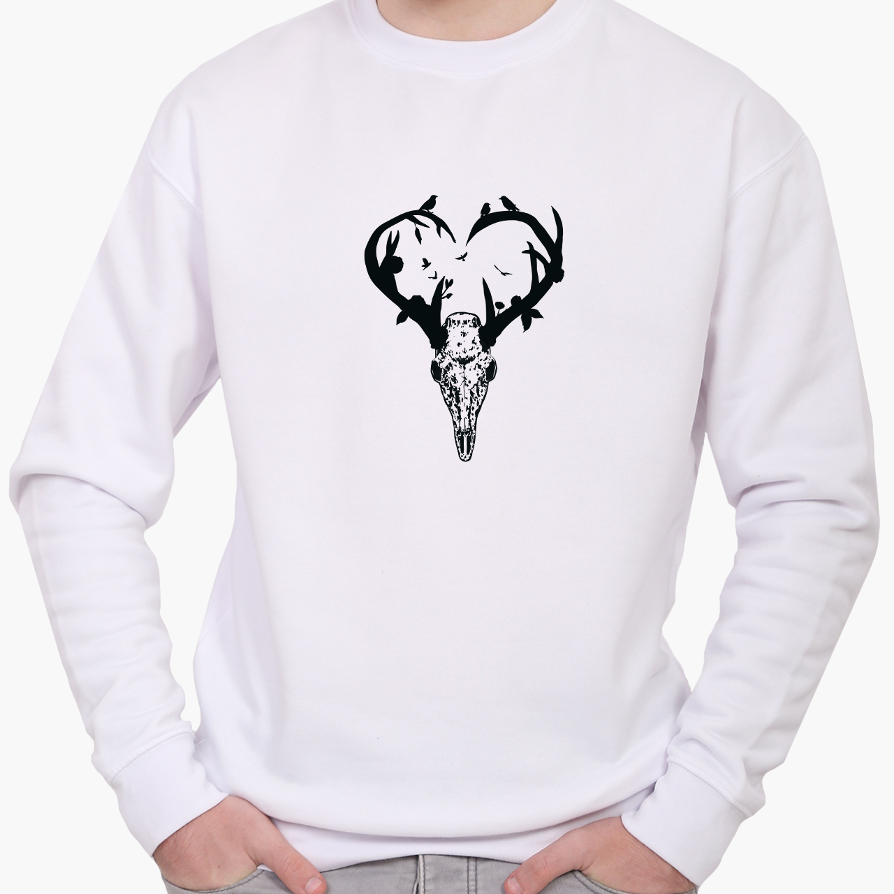 

Свитшот мужской Олень (Deer) (8771-2072) Белый, Свитшот мужской Олень (Deer) (8771-2072) Белый S