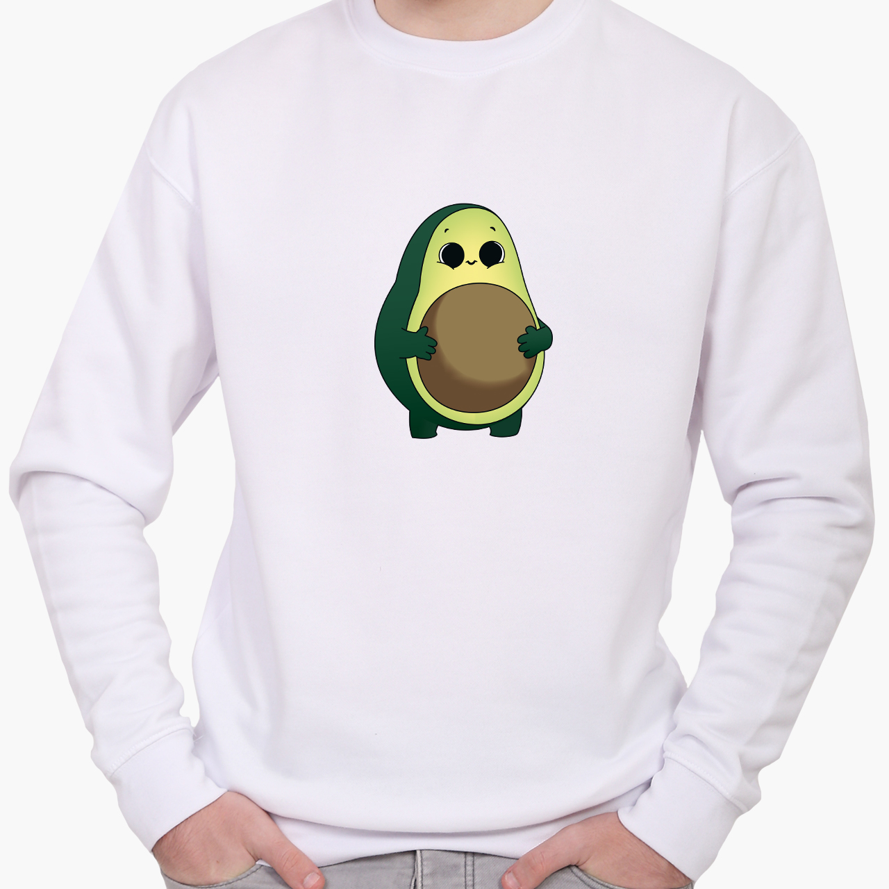 

Свитшот мужской Авокадо (8771-2031) Белый, Свитшот мужской Авокадо (8771-2031) Белый S