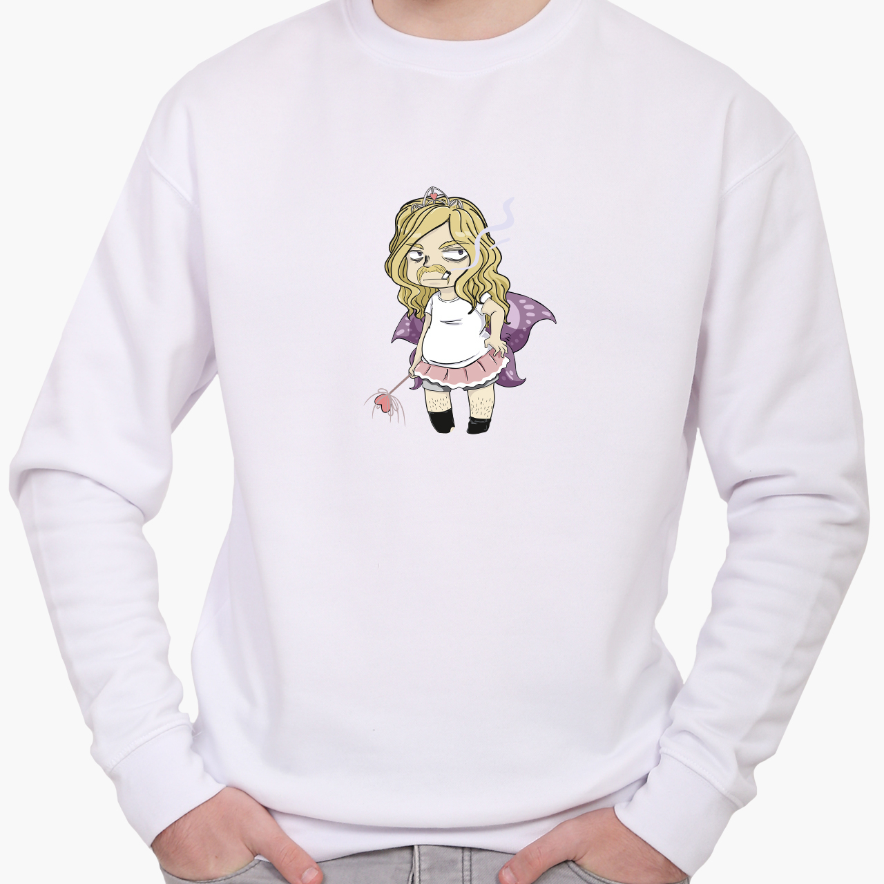 

Свитшот мужской Зубная фея (Tooth Fairy) (8771-2090) Белый XXL