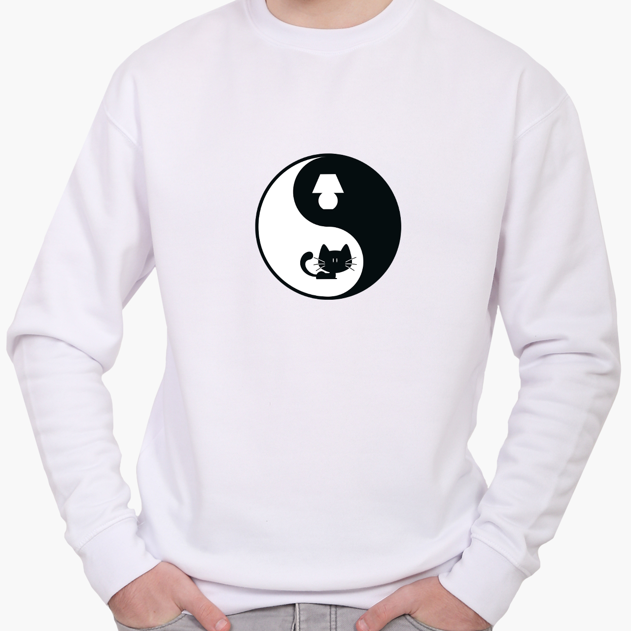 

Свитшот мужской Кот Ян (Cat Yang) (8771-2057) Белый, Свитшот мужской Кот Ян (Cat Yang) (8771-2057) Белый M
