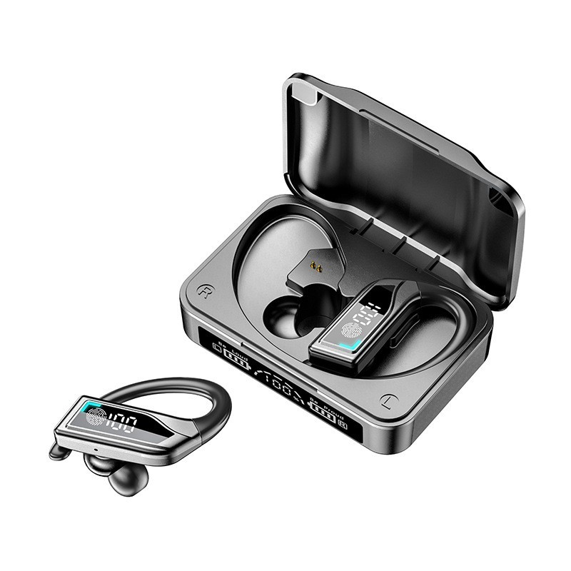 

Беспроводные bluetooth наушники True Wireless Q8 для занятий спортом с микрофоном и зарядным кейсом