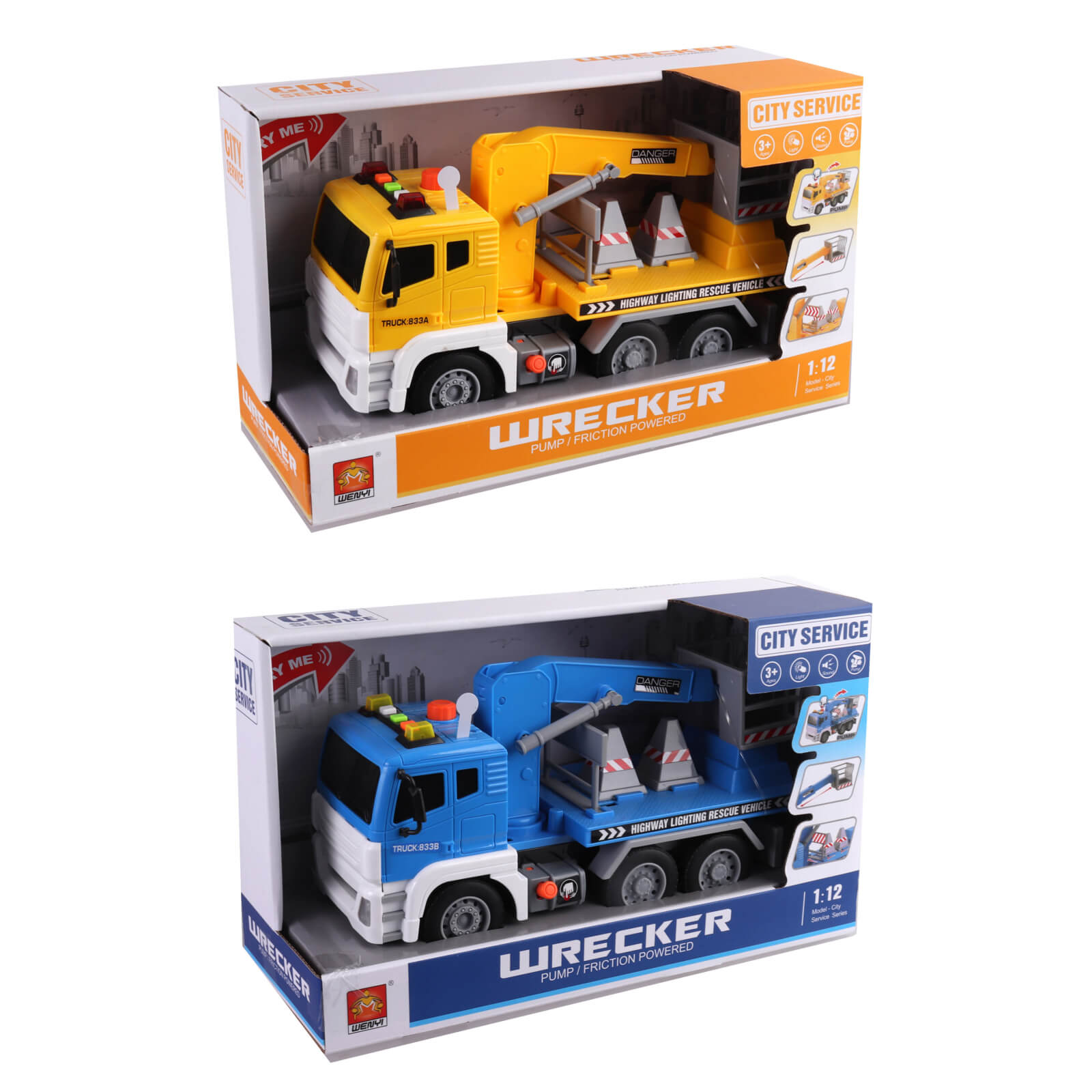 

Машинка Спецтехника грузовик с краном WY833AWY833B A-Toys (WY833A/WY833B)