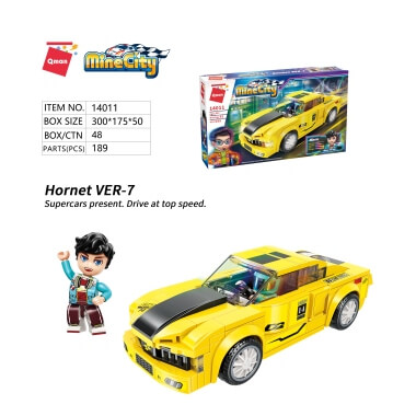 

Конструктор Qman MineCity-Hornet VER-7 189 деталей 14011 Qman (14011)