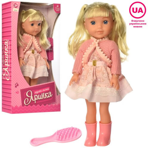 

Кукла Яринка с расческой поет на украинском языке высота 35 см M5560IUA A-Toys (M5560IUA)