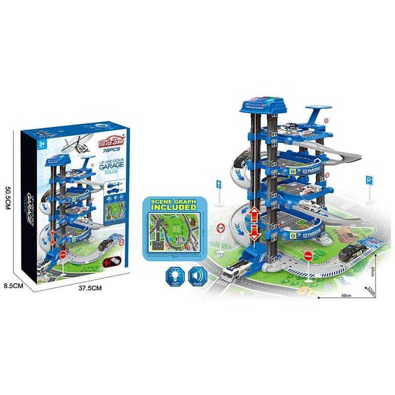 

Гараж 5 этажей - автомат подъемник (звук и свет) 660A-328 A-Toys (660A-328)
