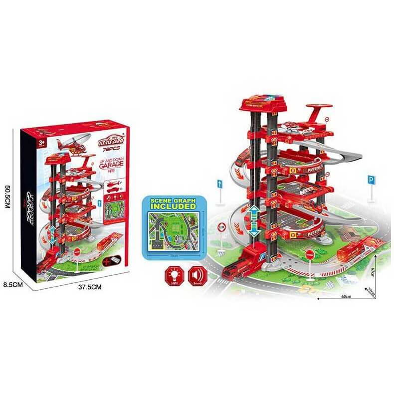 

Гараж 5 этажей - автомат подъемник (звук и свет) 660A-329 A-Toys (660A-329)