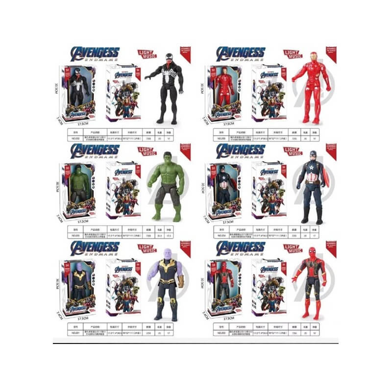 

Герои «AVENGERS» (6 видов) свет и звук 202-206 A-Toys (202/206)