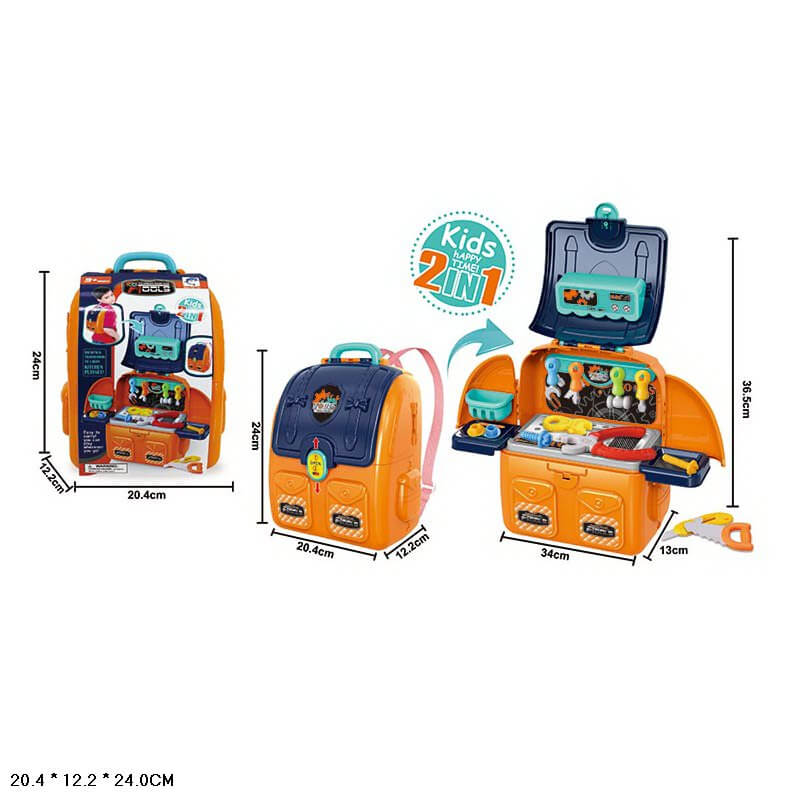 

Набор инструментов в рюкзаке 2 в 1 628-1 A-Toys (628-1)