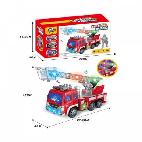 

Пожарная машинка с лестницей на батарейках 332-2 A-Toys (332-2)