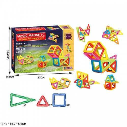 

Конструктор магнитный MAGIC MAGNETIC 20 деталей FK6603 Magic Magnetic (FK6603)