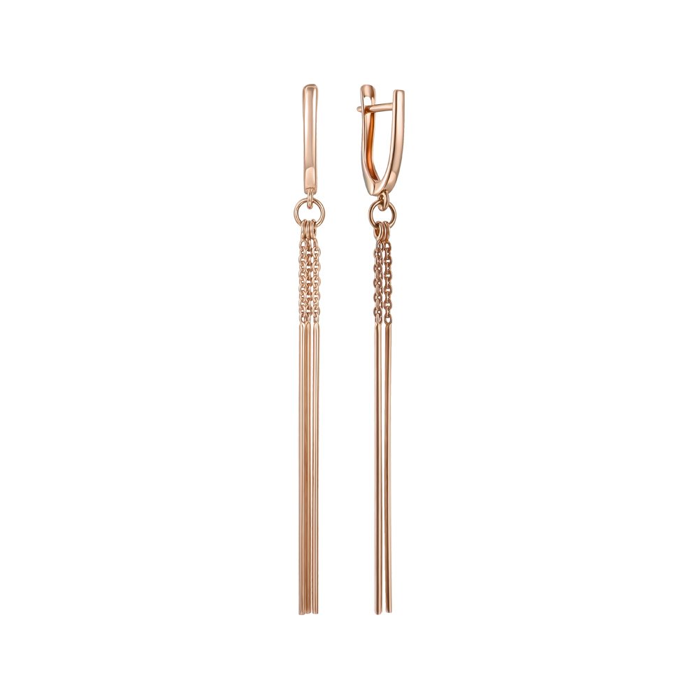 

Серьги-подвески из красного золота 000150176