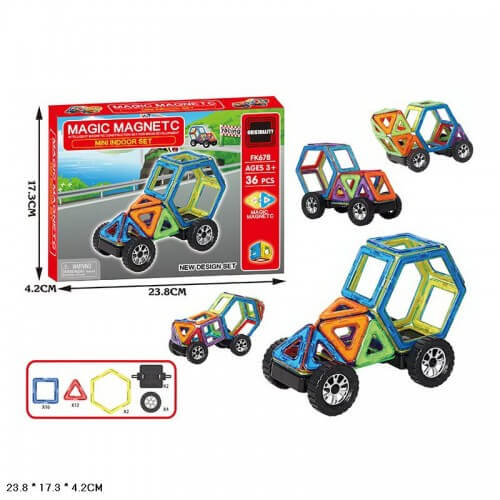 

Конструктор магнитный MAGIC MAGNETIC 36 деталей FK678 Magic Magnetic (FK678)