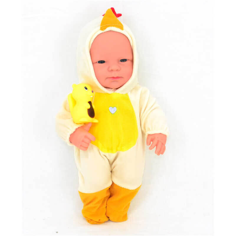 

Резиновый пупсик с игрушкой пищалкой BK1602B A-Toys (BK1602B)